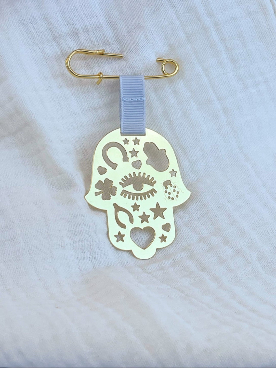 חמסה לעגלת תינוק,מתנה ליולדת,חמסה הגנה ושמירה,מתנה מעוצבת,חמסה מעוצבת,חמסה זהב