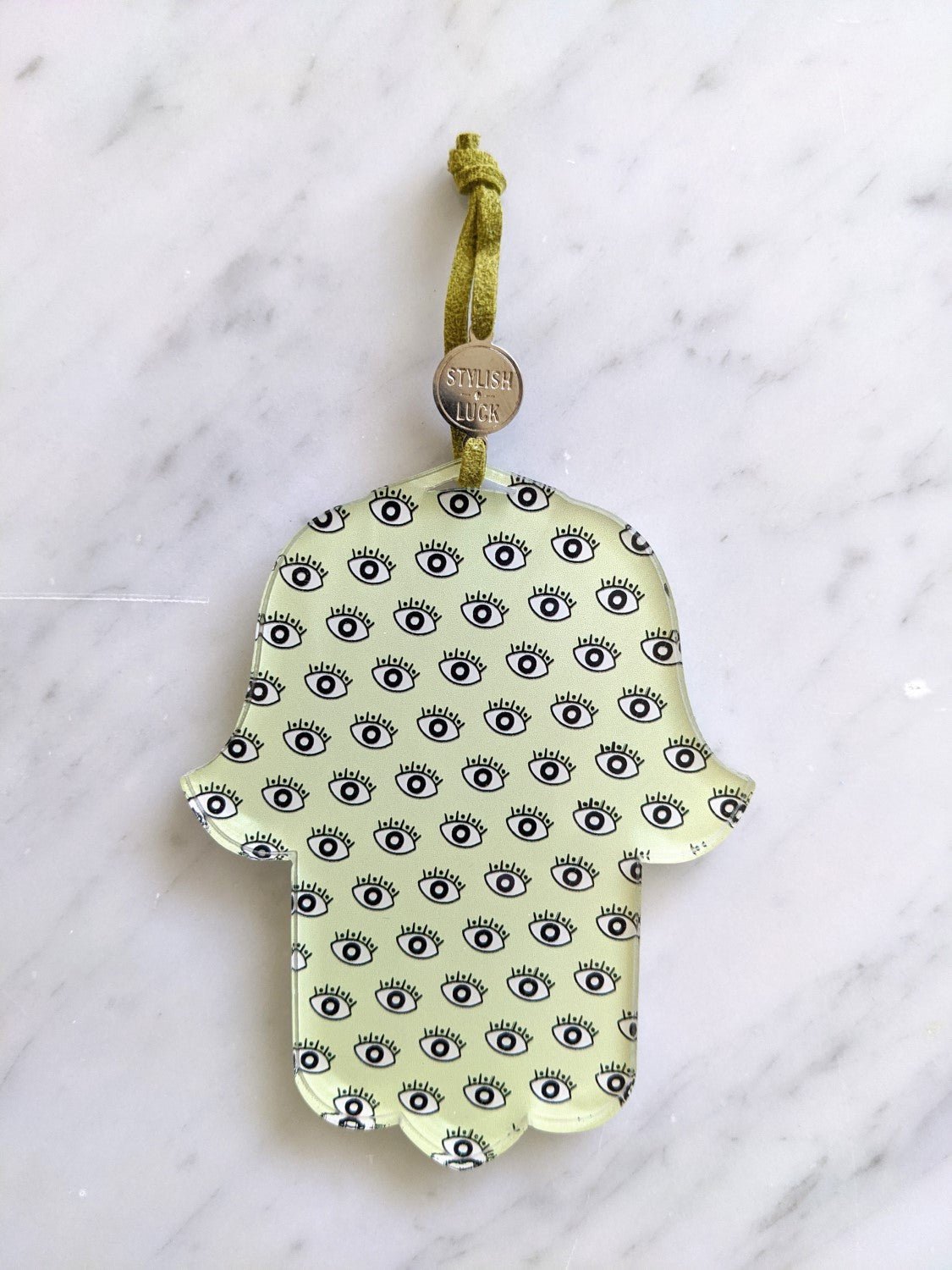 Acrylic Hamsa Evil Eye for kids room decoration - Stylish Luck Home Decor | Hamsa \ Hand Of Fatima | Good Luck Gifts