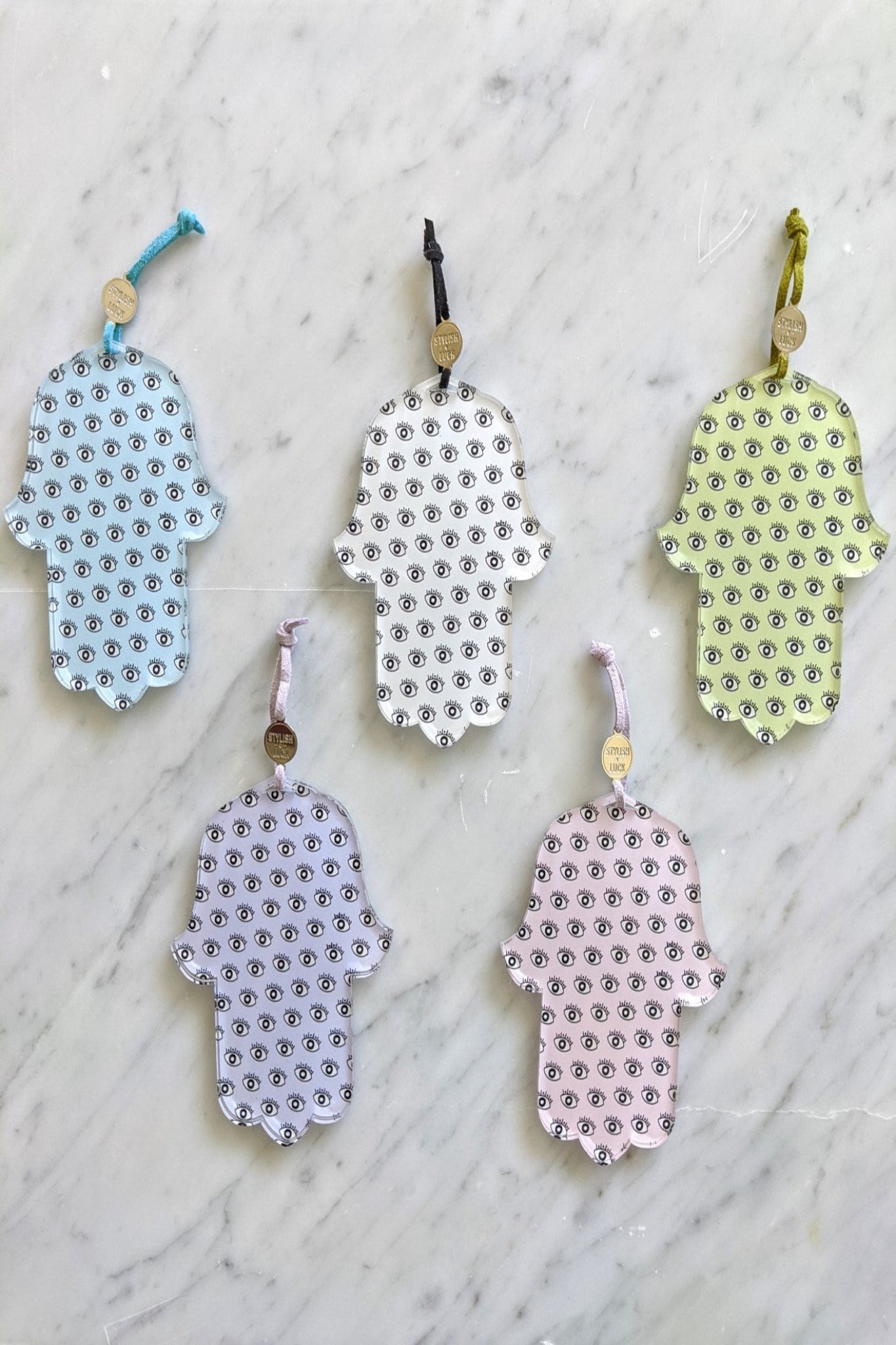 Acrylic Hamsa Evil Eye for kids room decoration - Stylish Luck Home Decor | Hamsa \ Hand Of Fatima | Good Luck Gifts