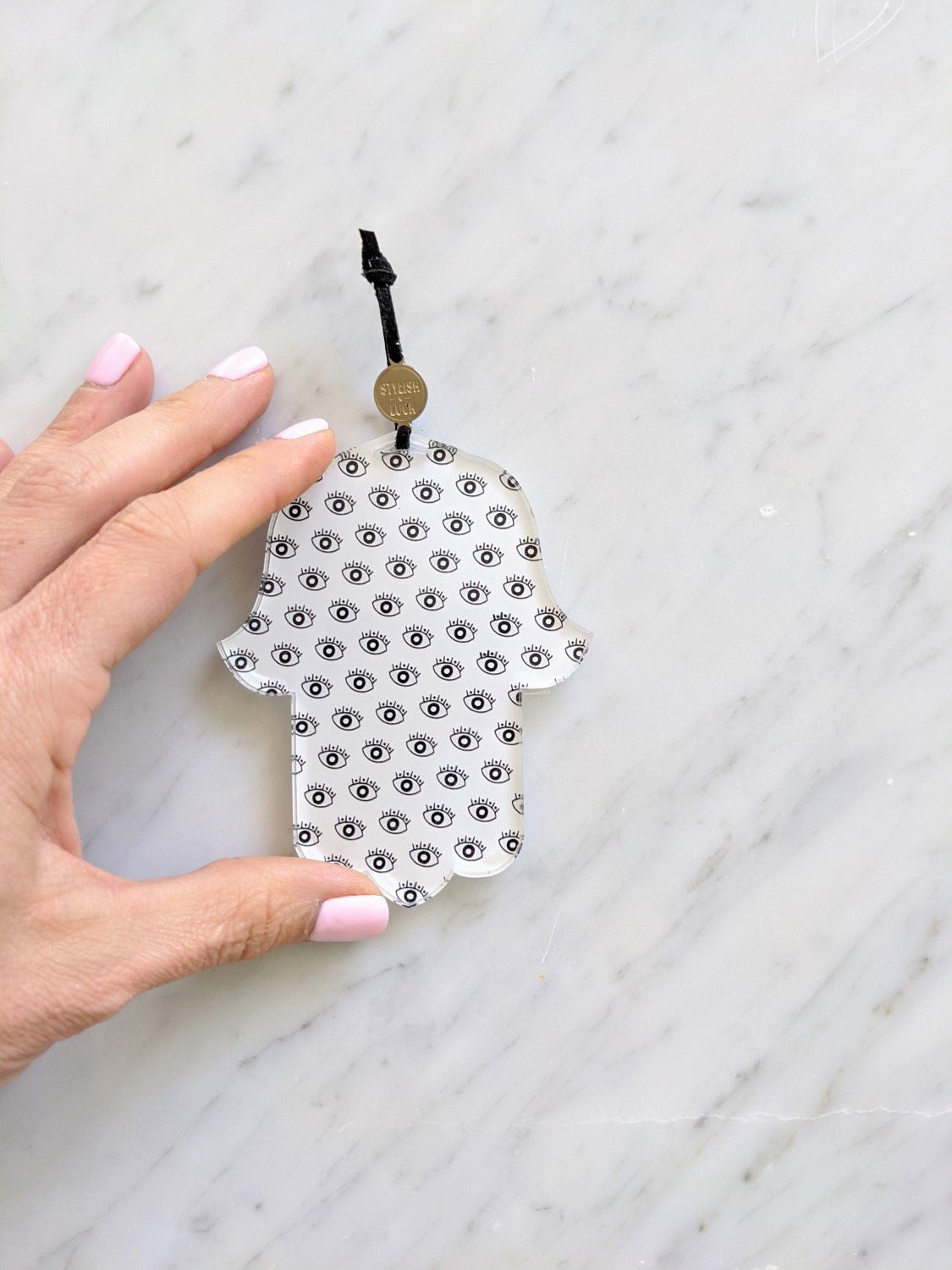 Acrylic Hamsa Evil Eye for kids room decoration - Stylish Luck Home Decor | Hamsa \ Hand Of Fatima | Good Luck Gifts