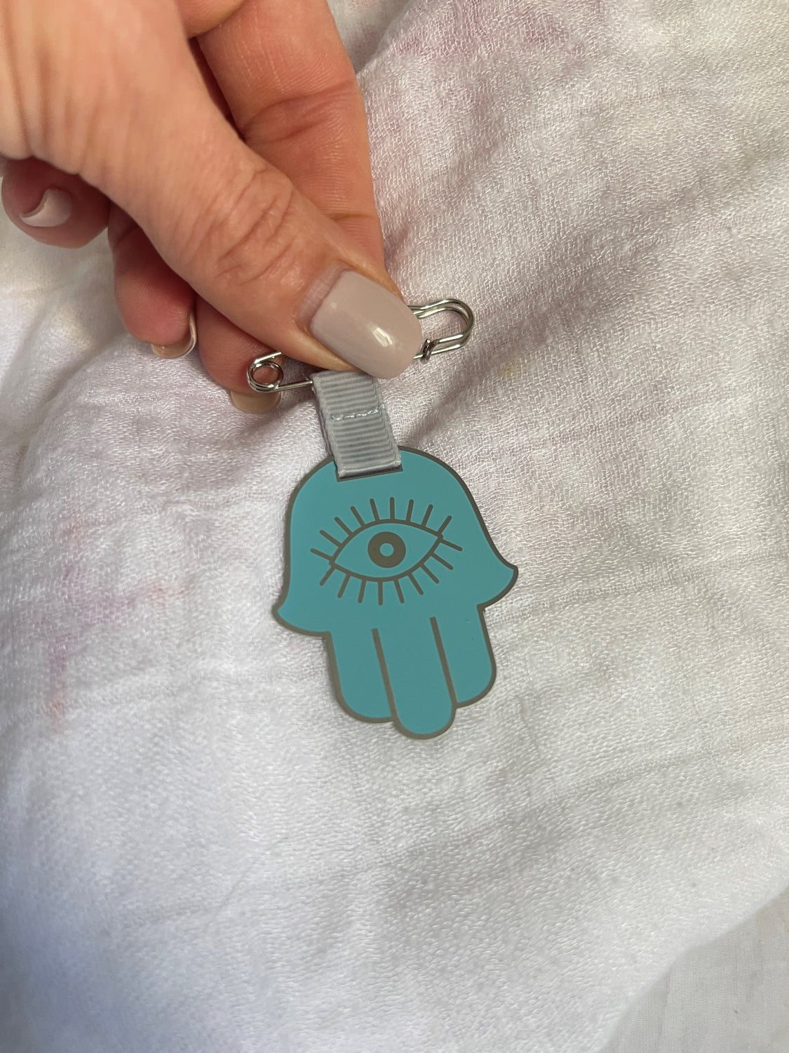 Hamsa Hand Baby Girl Stroller Pin - Stylish Luck Home Decor | Hamsa \ Hand Of Fatima | Good Luck Gifts