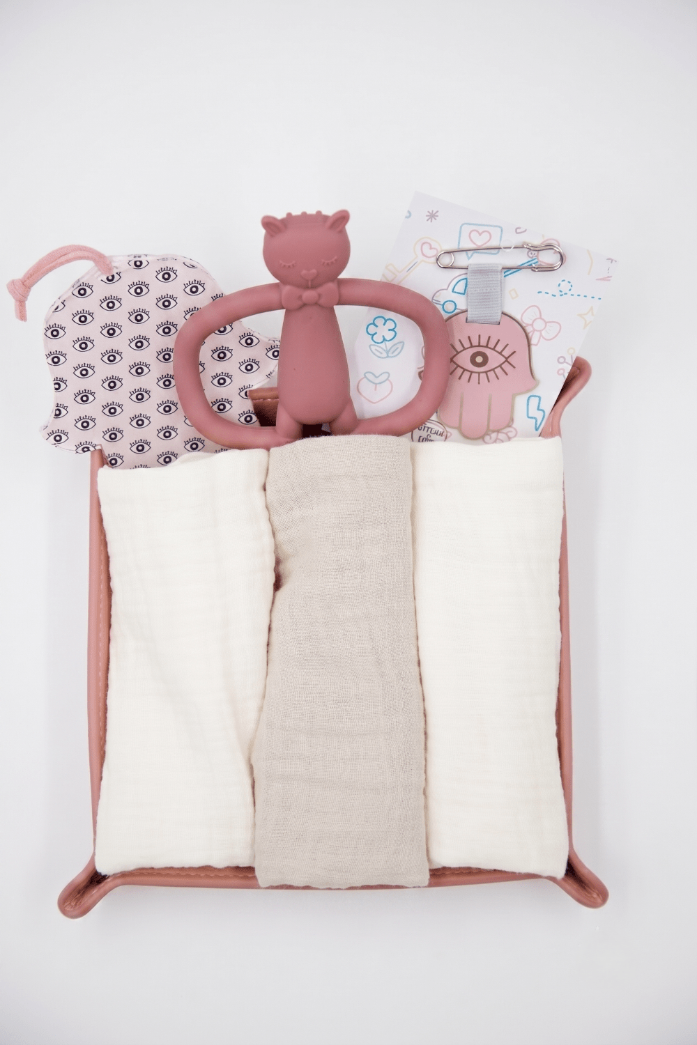 Pure Harmony New born baby girl gift set - Stylish Luck Home Decor | Hamsa \ Hand Of Fatima | Good Luck Gifts