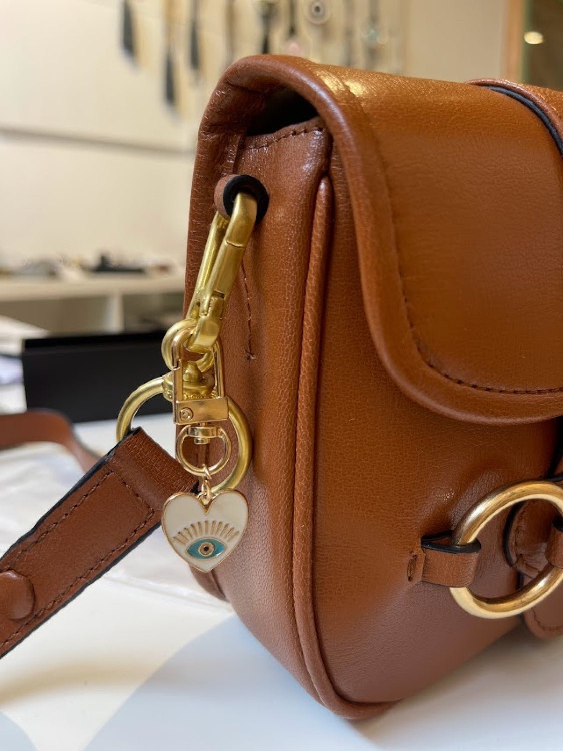 Bag charm evil eye heart - Stylish Luck Home Decor | Hamsa \ Hand Of Fatima | Good Luck Gifts Keychains for Women Bag Charms Key Chains Car Key Pendant for Purse Handbag Bag Decoration