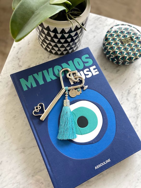 Sterling silver Endless love key blessing good luck charm - stylish luck home decor