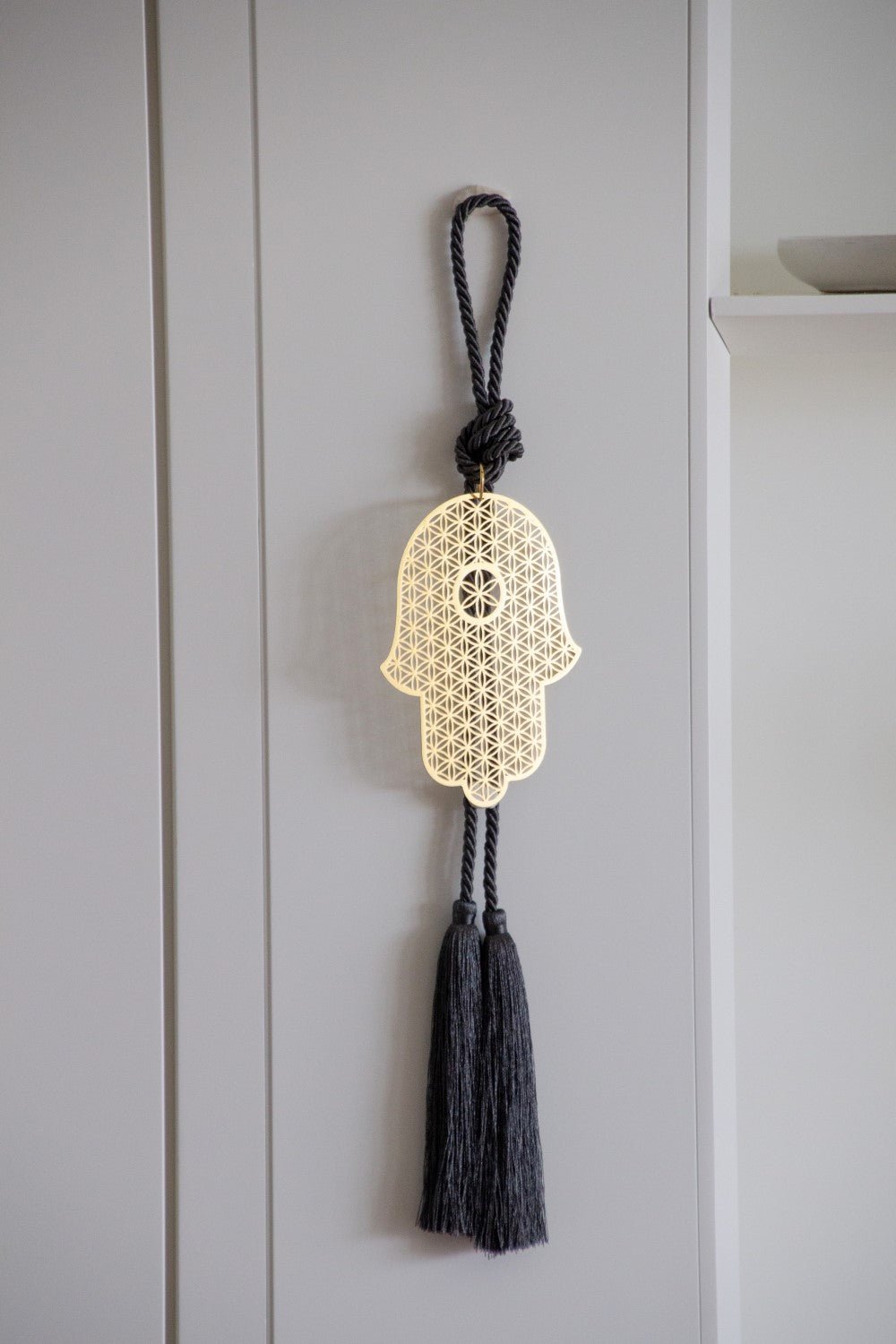 Holiday Gift Set -Black& Gold - Stylish Luck Home Decor | Hamsa \ Hand Of Fatima | Good Luck Gifts