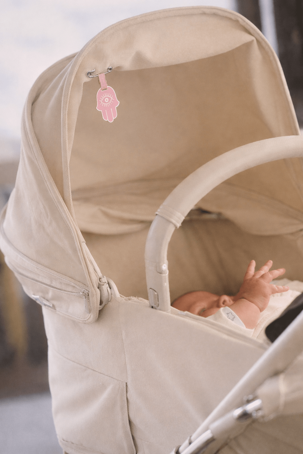 Hamsa Stroller Charm - Protection & Blessing for Little Ones - Stylish Luck Home Decor | Hamsa \ Hand Of Fatima | Good Luck Gifts