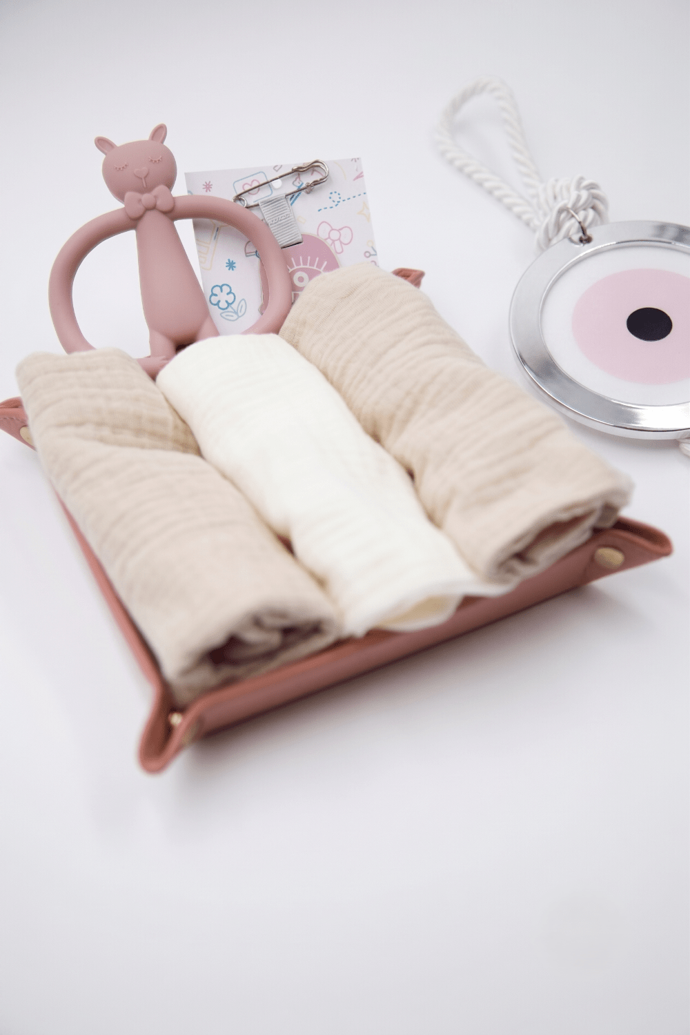 Pure Harmony New born baby girl gift set eye - Stylish Luck Home Decor | Hamsa \ Hand Of Fatima | Good Luck Gifts