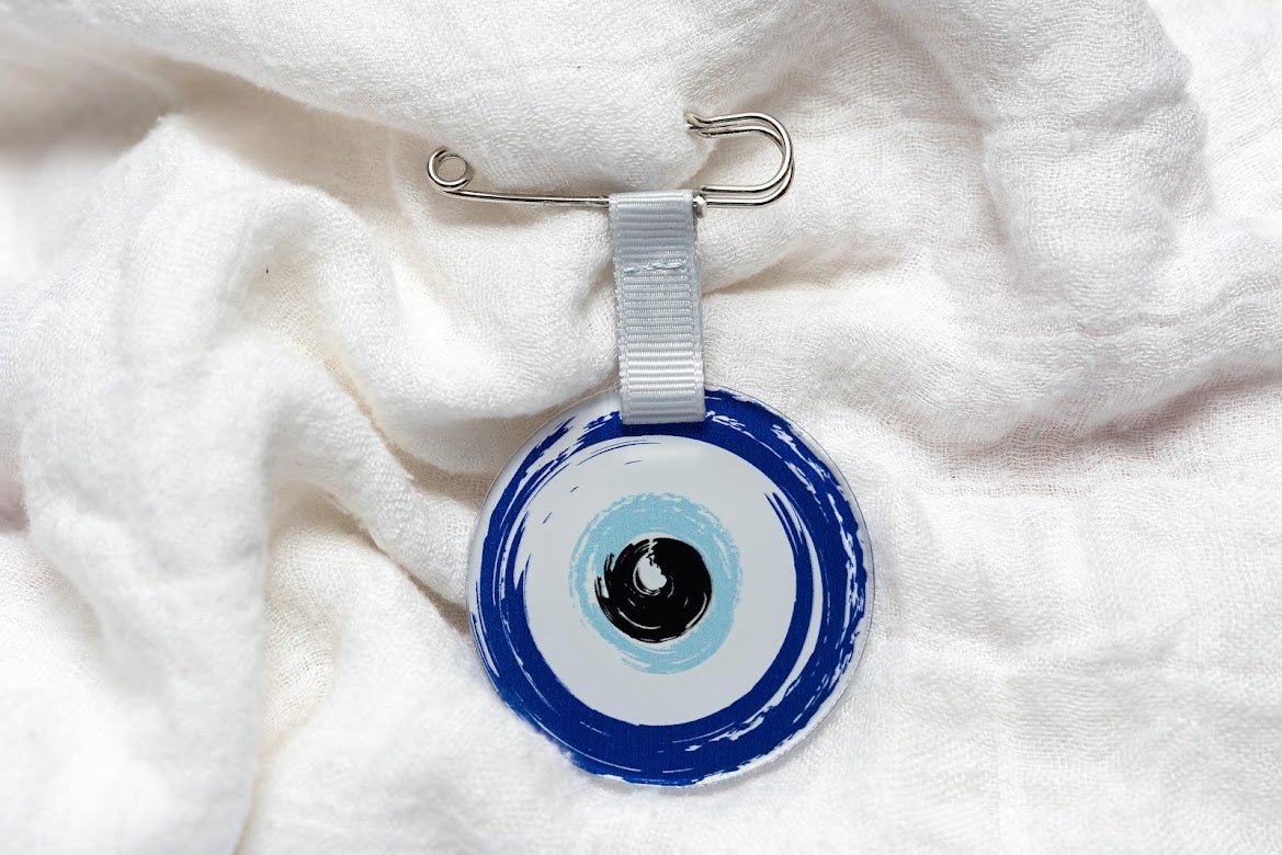 Evil eye for Baby Stroller Backpack or Baby Clothing Birth gift - stylish luck home decor