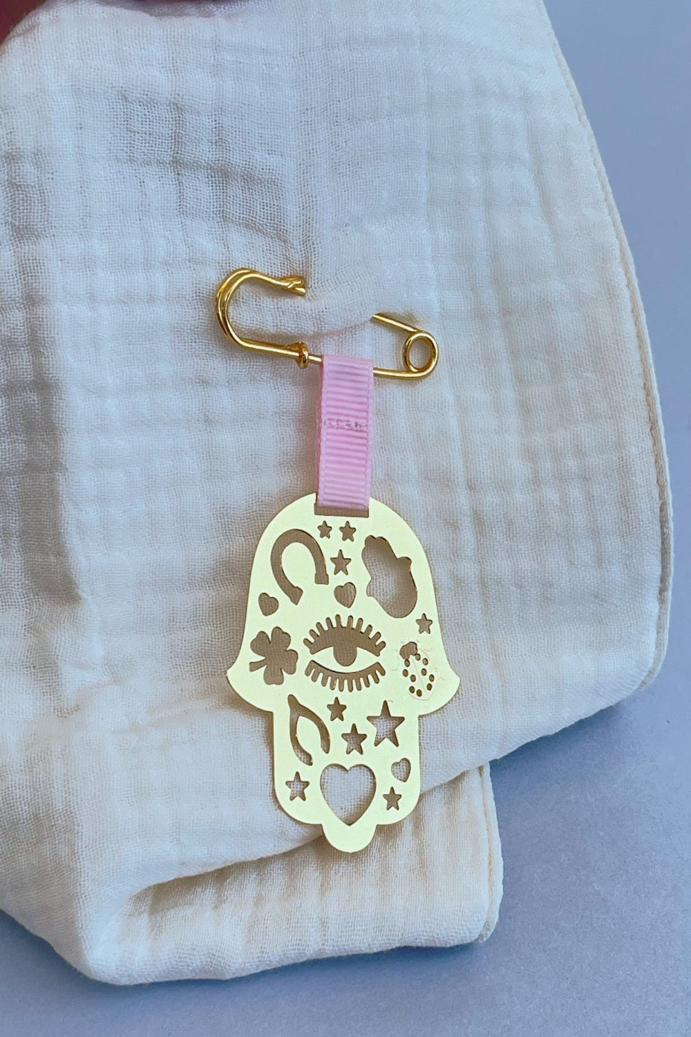 Hamsa hand evil eye Stroller Pin for Baby Good Luck - Stylish Luck Home Decor | Hamsa \ Hand Of Fatima | Good Luck Gifts