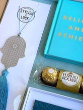 Load image into Gallery viewer, Holiday Gift Set-Hamsa Charm, Tfilat HaDerech - Stylish Luck Home Decor | Hamsa \ Hand Of Fatima | Good Luck Gifts