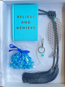 Silver Fish Holiday Gift Set - Stylish Luck Home Decor | Hamsa \ Hand Of Fatima | Good Luck Gifts